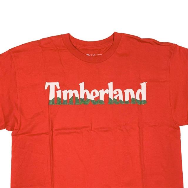 Timberland(ティンバーランド)のTimberland ティンバーランド ブランドロゴ Tシャツ レッド XL メンズのトップス(Tシャツ/カットソー(半袖/袖なし))の商品写真