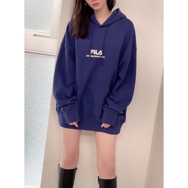 FILA(フィラ)のFILA GRL BTS着用モデル フード付きパーカー レディースのトップス(パーカー)の商品写真