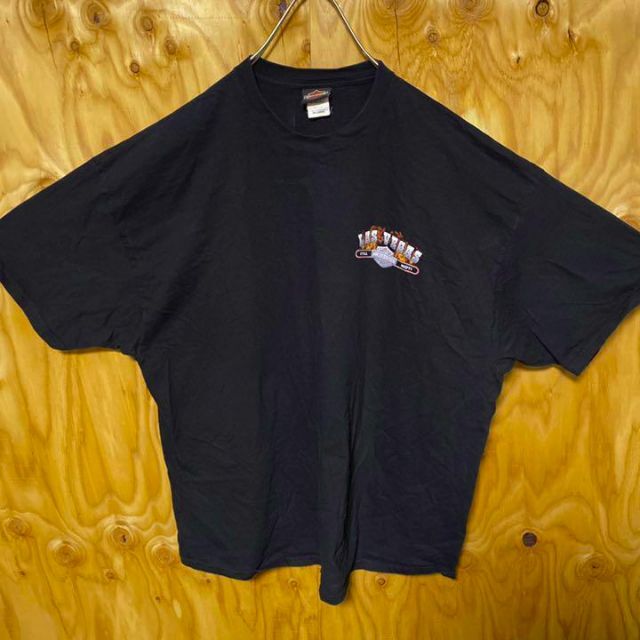 してます ハーレー ダビッドソン ラスベガス 古着 ブラック Tシャツ