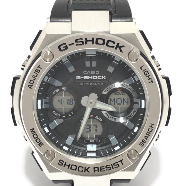 メンズカシオ 腕時計 G-SHOCK GST-W110 メンズ 黒