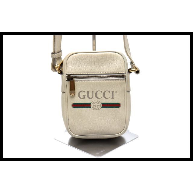 Gucci(グッチ)のGUCCI ロゴプリント ショルダーバッグ■04wn14004702 メンズのバッグ(ショルダーバッグ)の商品写真