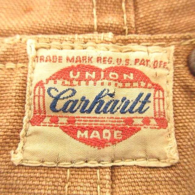 carhartt(カーハート)のカーハート 40s 50s オーバーオール ブラウンダック 山ポケ ダブルニー メンズのパンツ(サロペット/オーバーオール)の商品写真