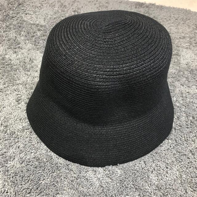 【未使用】バケットハット　バケハ　ブラック レディースの帽子(ハット)の商品写真