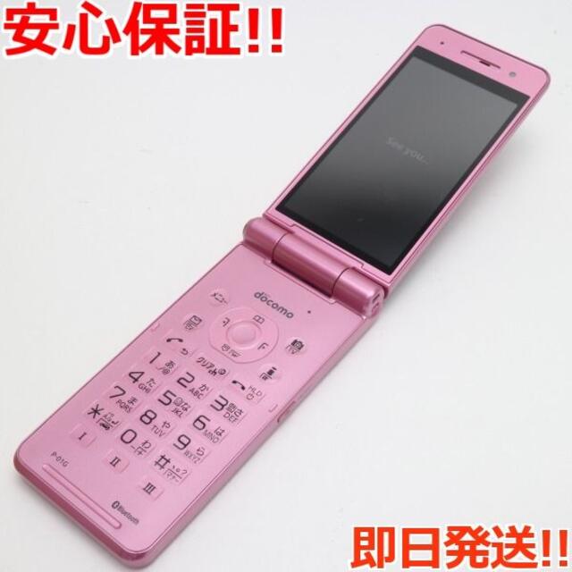 Panasonic(パナソニック)の新品同様 P-01G ピンク 白ロム スマホ/家電/カメラのスマートフォン/携帯電話(携帯電話本体)の商品写真