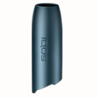 アイコス(IQOS)のアイコス IQOS 3 duo デュオ / 3 キャップ　スチールブルー(タバコグッズ)