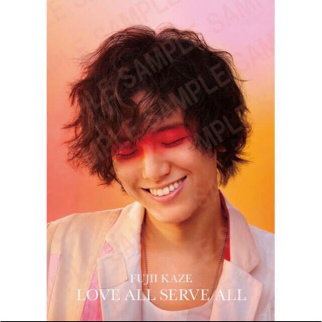 UNIVERSAL ENTERTAINMENT(ユニバーサルエンターテインメント)の藤井風2ndアルバム「LOVE ALL SERVE ALL」　ポスター エンタメ/ホビーのCD(ポップス/ロック(邦楽))の商品写真