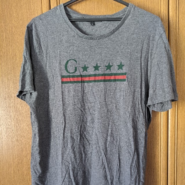 Gucci(グッチ)のGUCCI　半袖Tシャツ　ダークグレー　XLサイズ　イタリア製　グッチ メンズのトップス(Tシャツ/カットソー(半袖/袖なし))の商品写真