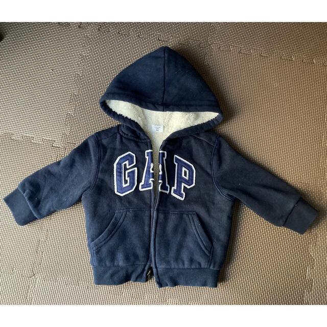 GAP(ギャップ)のV様専用GAPモコモコ＆ミッキードナルドジップパーカー キッズ/ベビー/マタニティのベビー服(~85cm)(その他)の商品写真