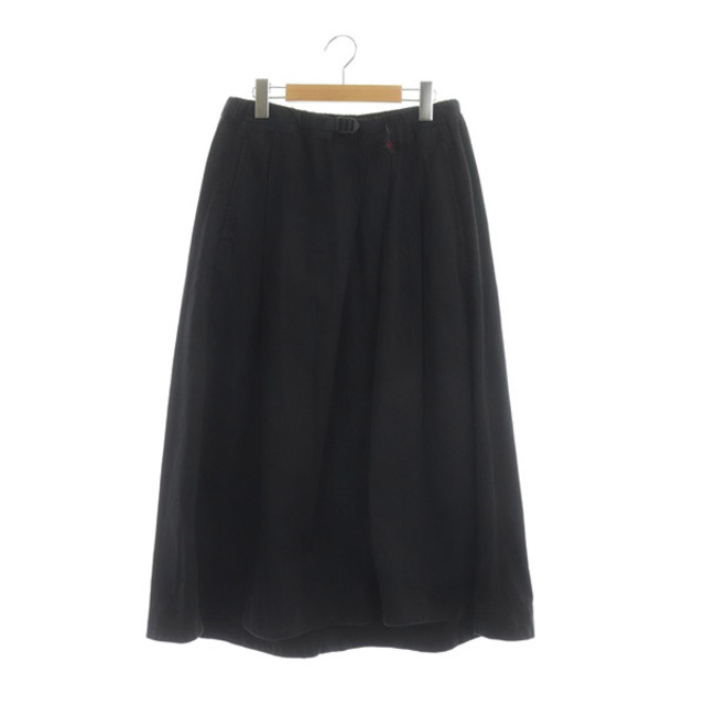GRAMICCI(グラミチ)のグラミチ 20AW テールカットスカート ロング フレア タック M 黒 レディースのスカート(ロングスカート)の商品写真