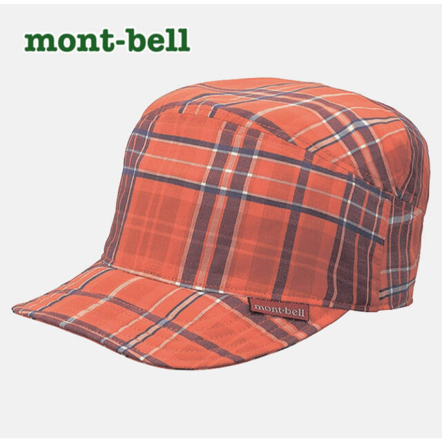 mont bell(モンベル)の新品☆mont-bell キャスケット モンベル 帽子 キャップ M/Lオレンジ レディースの帽子(キャップ)の商品写真