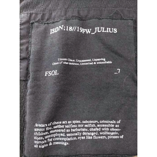 JULIUS(ユリウス) プリント デザインTシャツ メンズ トップス