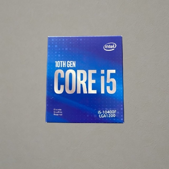 PC周辺機器Intel 第10世代CPU Core i5-10400F