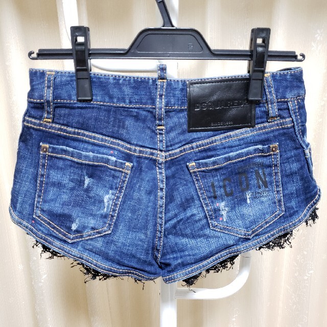 しました DSQUARED2 レース デニム ショートパンツの通販 by けい's