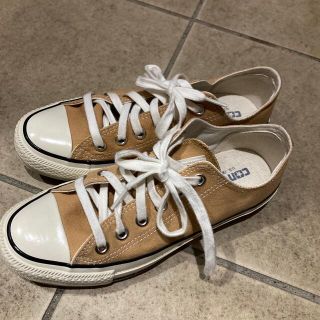 コンバース(CONVERSE)のconverse コンバース オールスター　ベージュ24(スニーカー)