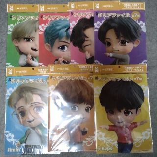 TinyTan BTS 紅茶花伝 クリアファイル 7枚(アイドルグッズ)