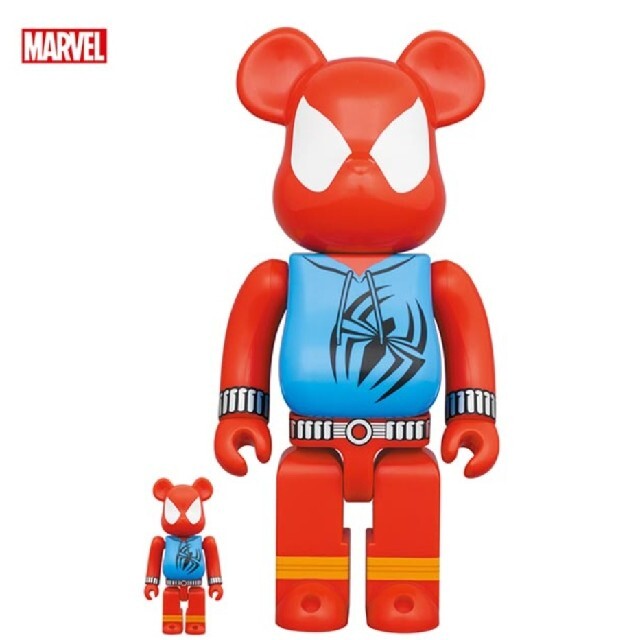 BE@RBRICK SCARLET SPIDER 100％ & 400％フィギュア