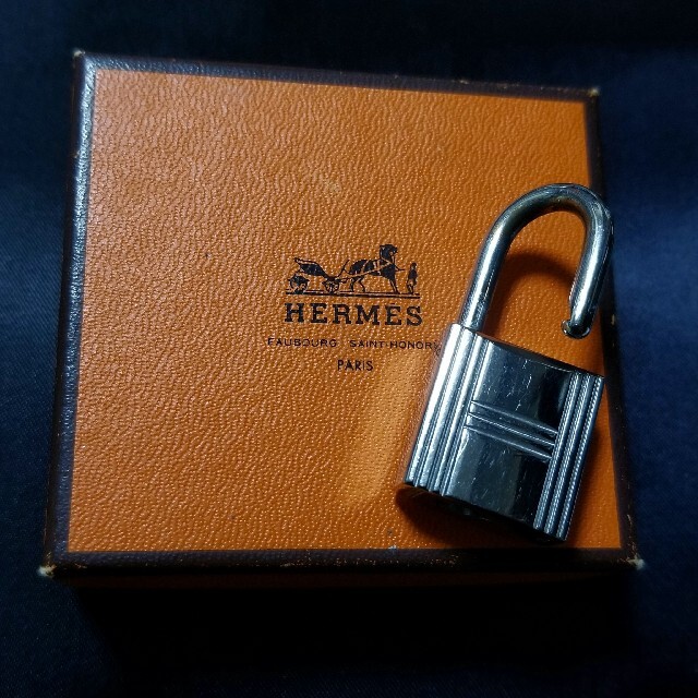 HERMES エルメス 南京錠 カデナ パドロック シルバー 小物 ブランド