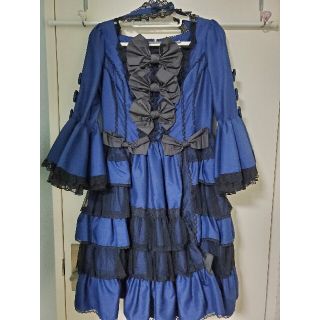 アンジェリックプリティー(Angelic Pretty)のアンジェリックプリティ ドレス ブルー(ひざ丈ワンピース)