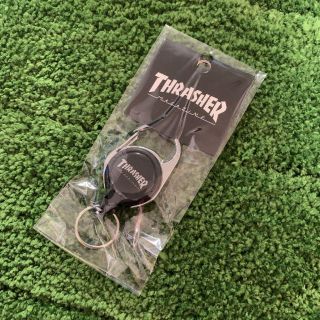 スラッシャー(THRASHER)のTHRASHER 　リールキーホルダー 《ホワイト》(キーホルダー)