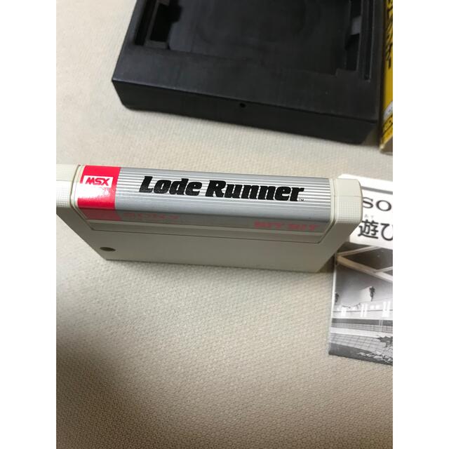 激レア　MSX ロードランナー　LODE RUNNER  箱　説明書あり！　 エンタメ/ホビーのゲームソフト/ゲーム機本体(PCゲームソフト)の商品写真