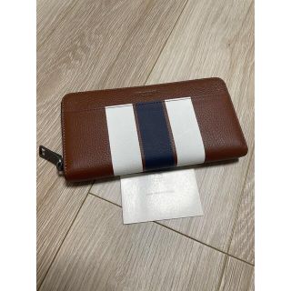 コーチ(COACH)のCOACH メンズ　ストライプ　長財布(長財布)