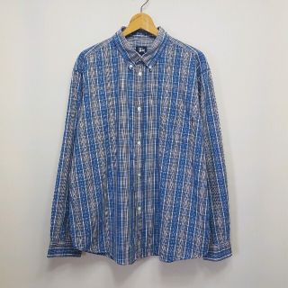 STUSSY   s old STUSSY 紺タグ チェック シャツの通販｜ラクマ