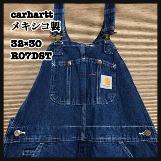 カーハート(carhartt)の【カーハート】メキシコ製　オーバーオール　サロペット　インディゴブルーＶ(サロペット/オーバーオール)