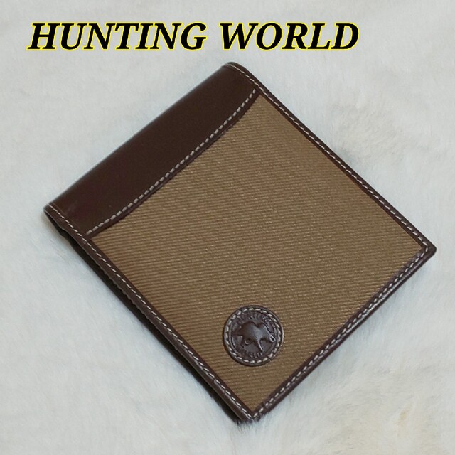 【カジュアルな上品‼️】 HUNTING WORLD ハンティングワールド 財布