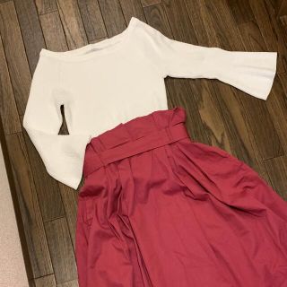 フィフス(fifth)の【美品】fifthカットソー/サマーニット/シンプルカットソー/トップス(カットソー(長袖/七分))