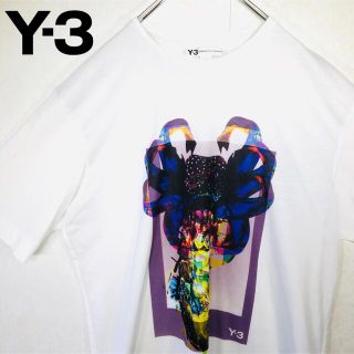 ワイスリー(Y-3)の【完売モデル】 Y-3 Tシャツ エイリアン柄 デカロゴ ミニロゴ XL 希少(Tシャツ/カットソー(半袖/袖なし))