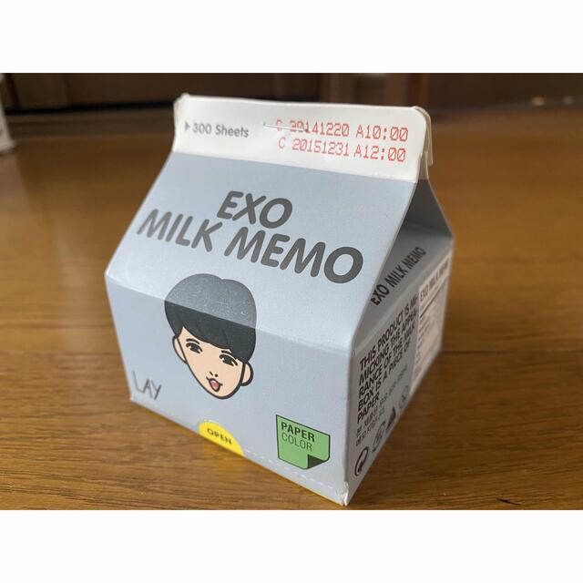 EXO(エクソ)の【新品・未開封】EXO LAY レイ MILK MEMO ミルクメモ エンタメ/ホビーのCD(K-POP/アジア)の商品写真