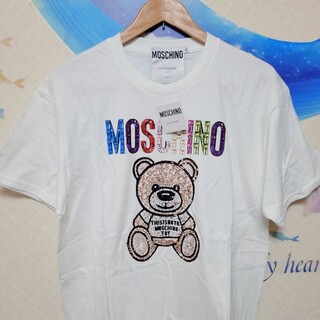 モスキーノ(MOSCHINO)の新品❤️MOSCHINO❤️TシャツレディースサイズXL(Tシャツ(半袖/袖なし))