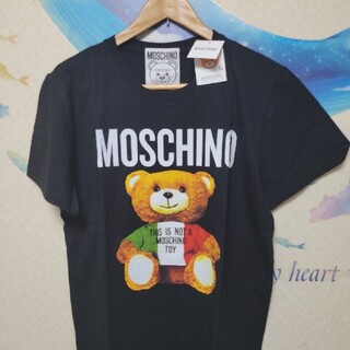 モスキーノ(MOSCHINO)の新品❤️MOSCHINO❤️TシャツレディースサイズM(Tシャツ(半袖/袖なし))