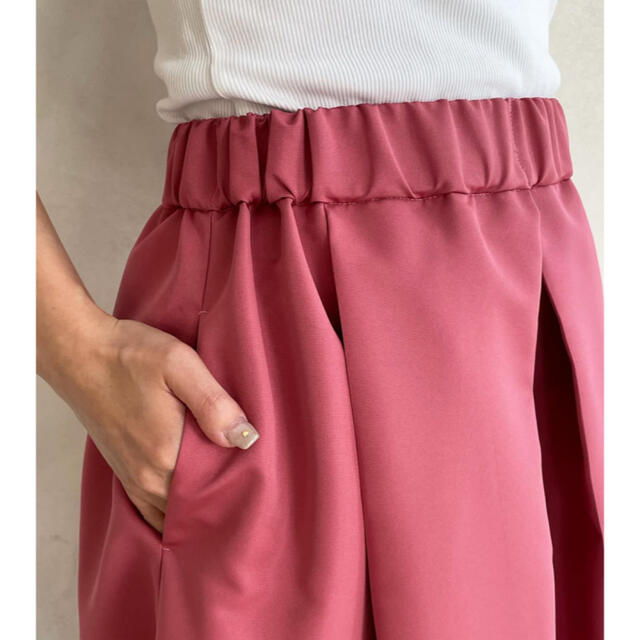 DouDou(ドゥドゥ)の【DouDou】フレアスカート（ピンク） レディースのスカート(ロングスカート)の商品写真