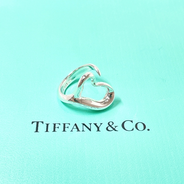 Tiffany & Co.(ティファニー)のティファニー リング・指輪 オープンハート Elsa Peretti レディースのアクセサリー(リング(指輪))の商品写真