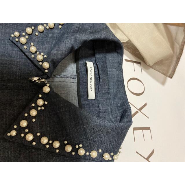 FOXEY(フォクシー)のご専用⭐︎FOXEY☆2022/3☆品良く都会的なdenimワンピース☆ レディースのワンピース(ひざ丈ワンピース)の商品写真