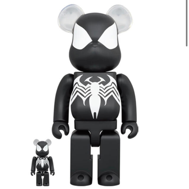 BE@RBRICK SPIDER-MAN 100％ & 400％　black