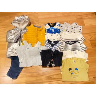 プチバトー(PETIT BATEAU)のプチバトーセット☆81㌢と86㌢ミックス(Ｔシャツ)