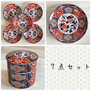 即納&大特価】 色絵 取り皿 大皿 三段重 和食器 有田焼 パーティー 7 ...