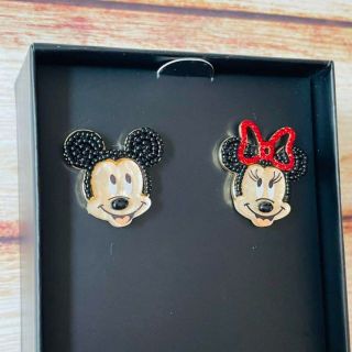 【海外限定】ディズニー×Baublebarコラボ ミッキー&ミニー ピアス.