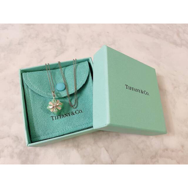 Tiffany & Co. - 美品 ティファニー Tiffany ブルーボックスネックレス