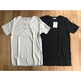 ブランシェス(Branshes)の新品 ブランシェス テレコ半袖Tシャツ M レディース セット(Tシャツ(半袖/袖なし))