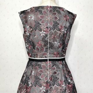 TOCCA ワンピース 0 花柄 刺繍 25周年 ラッキースター 黒 ドレス | www