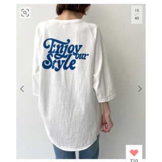 アパルトモンドゥーズィエムクラス(L'Appartement DEUXIEME CLASSE)の新品【Americana/アメリカーナ】Print Raglan T-sh(カットソー(長袖/七分))