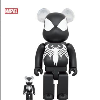 ベアブリック(BE@RBRICK)のBE@RBRICK SPIDER-MAN BLACK COSTUME(ゲームキャラクター)