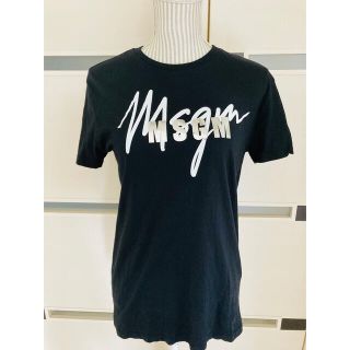 エムエスジイエム(MSGM)のきゃなん♡様専用★MSGM★美品‼️半袖ブラックTシャツ‼️(Tシャツ(半袖/袖なし))