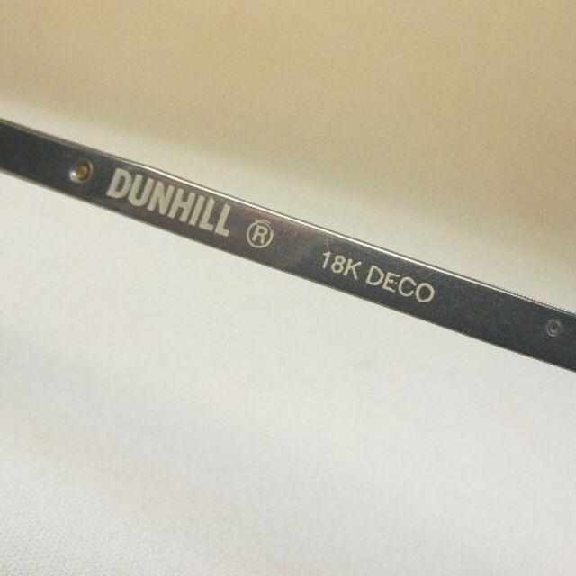 推奨 dunhill ヴィンテージ 眼鏡フレーム ティアドロップ? K18飾り