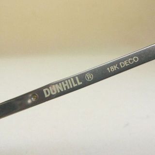 Dunhill - dunhill ヴィンテージ 眼鏡フレーム ティアドロップ? K18