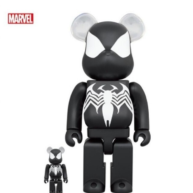 BE@RBRICK SPIDER-MAN BLACK COSTUME 100％＆