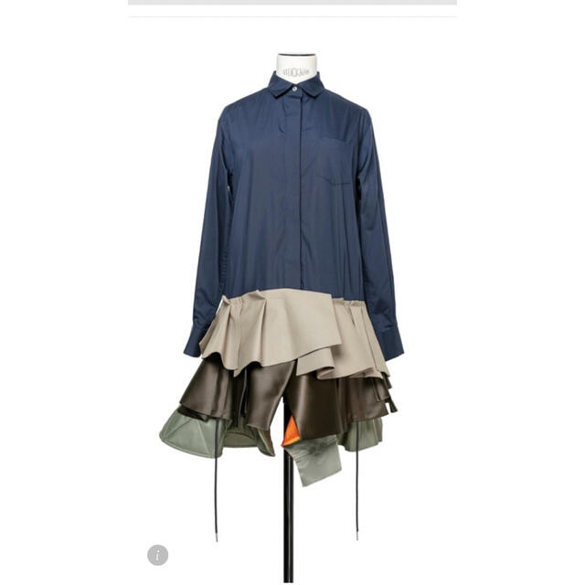 超歓迎】 sacai - sacai サカイ 22SS 新作ドレス サイズ1 完売品 新品